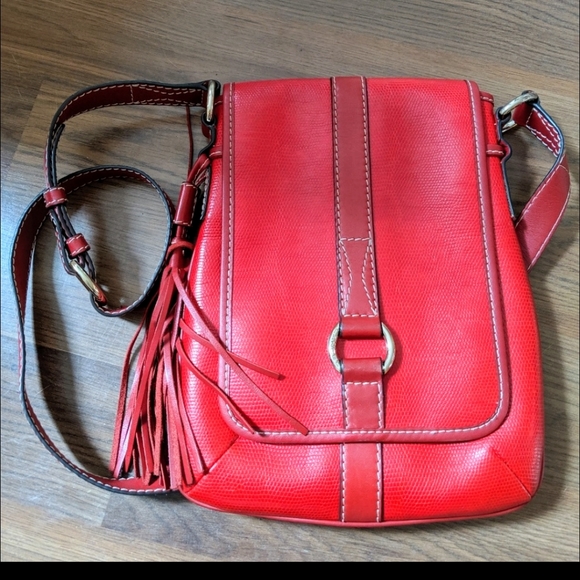 Lancel Handbags - Lancel Paris - red Saddle bag purse
